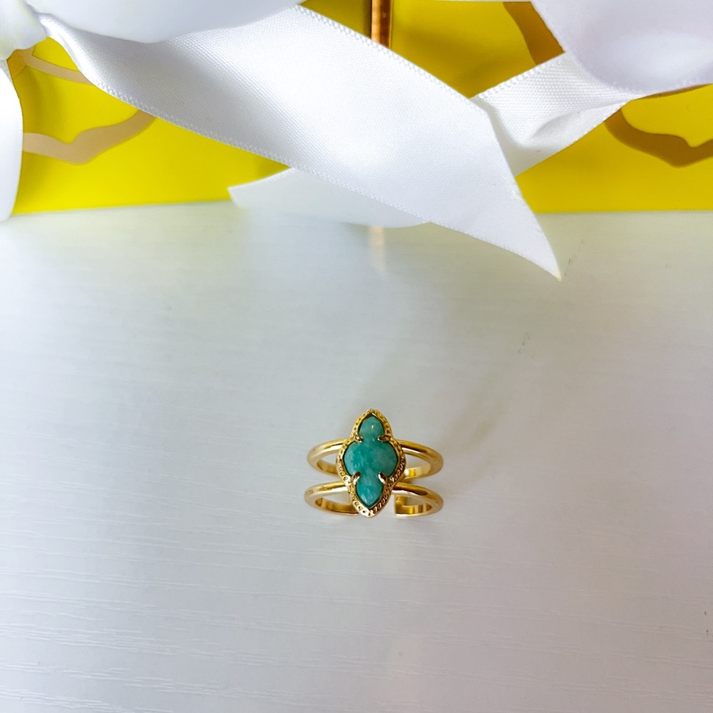 Kendra Scott: Abbie Ring in Gold w/ Amazonite Stone